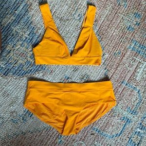 & other stories orange bikini